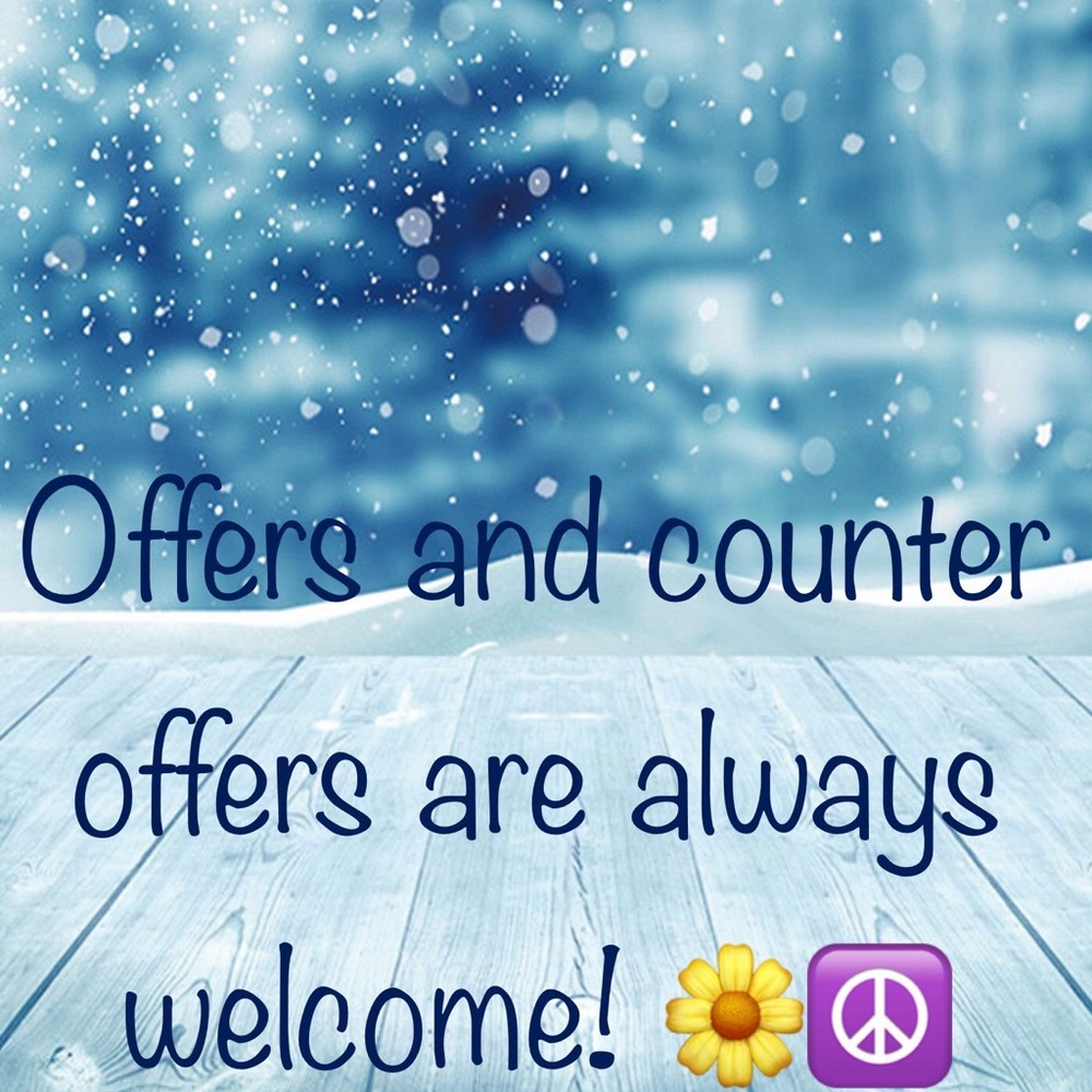 Offers/Counter Offers are always welcome!